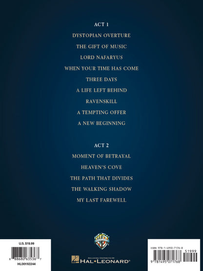 Dream Theater Selections from The Astonishing Note for Note Keyboard Transcriptions
