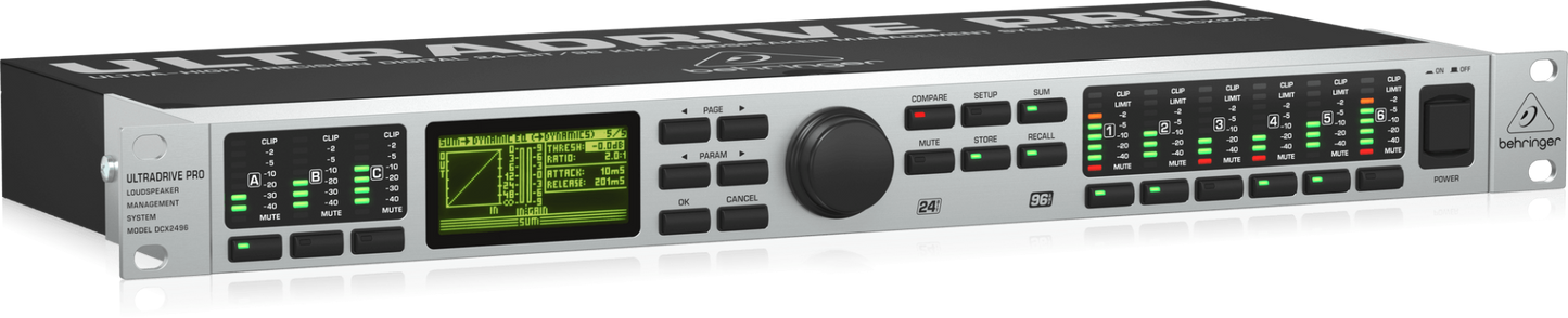 Behringer Ultradrive Pro DCX2496 Loudspeaker Management System