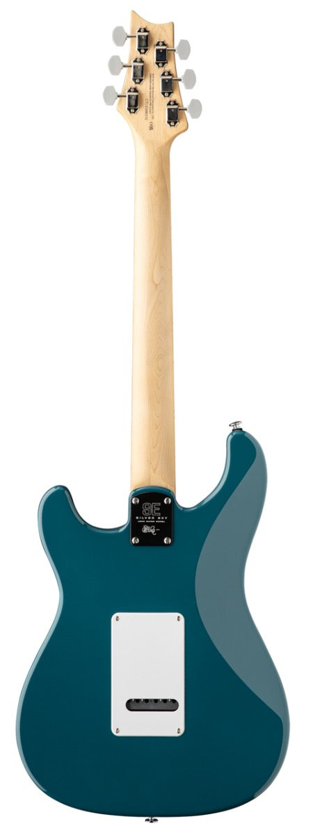 PRS SE Silver Sky Maple in Nylon Blue