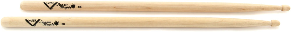 Vater VSMC5BW 5B Sugar Maple Classics Wood Tip Drumsticks