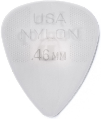 Jim Dunlop Nylon Guitar Pick .46mm 12 Pack in Cream