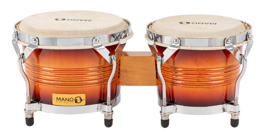 Mano Percussion Tunable 7" & 8" Bongos in Sunburst