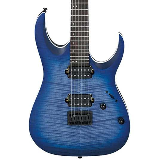 IBANEZ RGA42FM ARCHTOP ELECTRIC GUITAR in Blue Lagoon Burst Flat