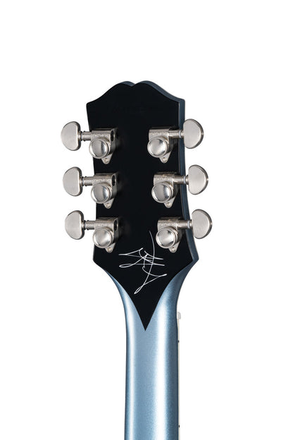 Epiphone Jared James Nichols Blues Power Les Paul Custom in Aged Pelham Blue