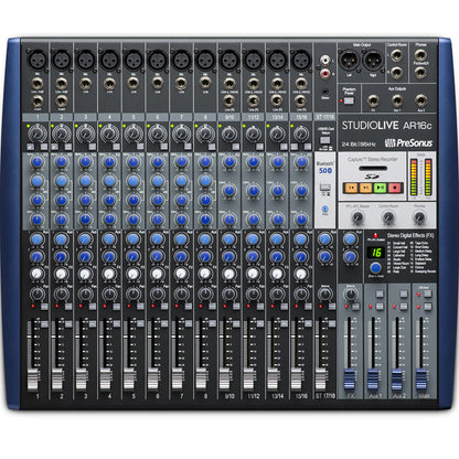 PreSonus StudioLive AR16c 16 channel USB C Compatible Audio Interface / Mixer / Recorder