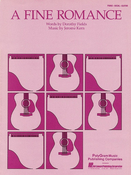 A Fine Romance PVG Single Sheet