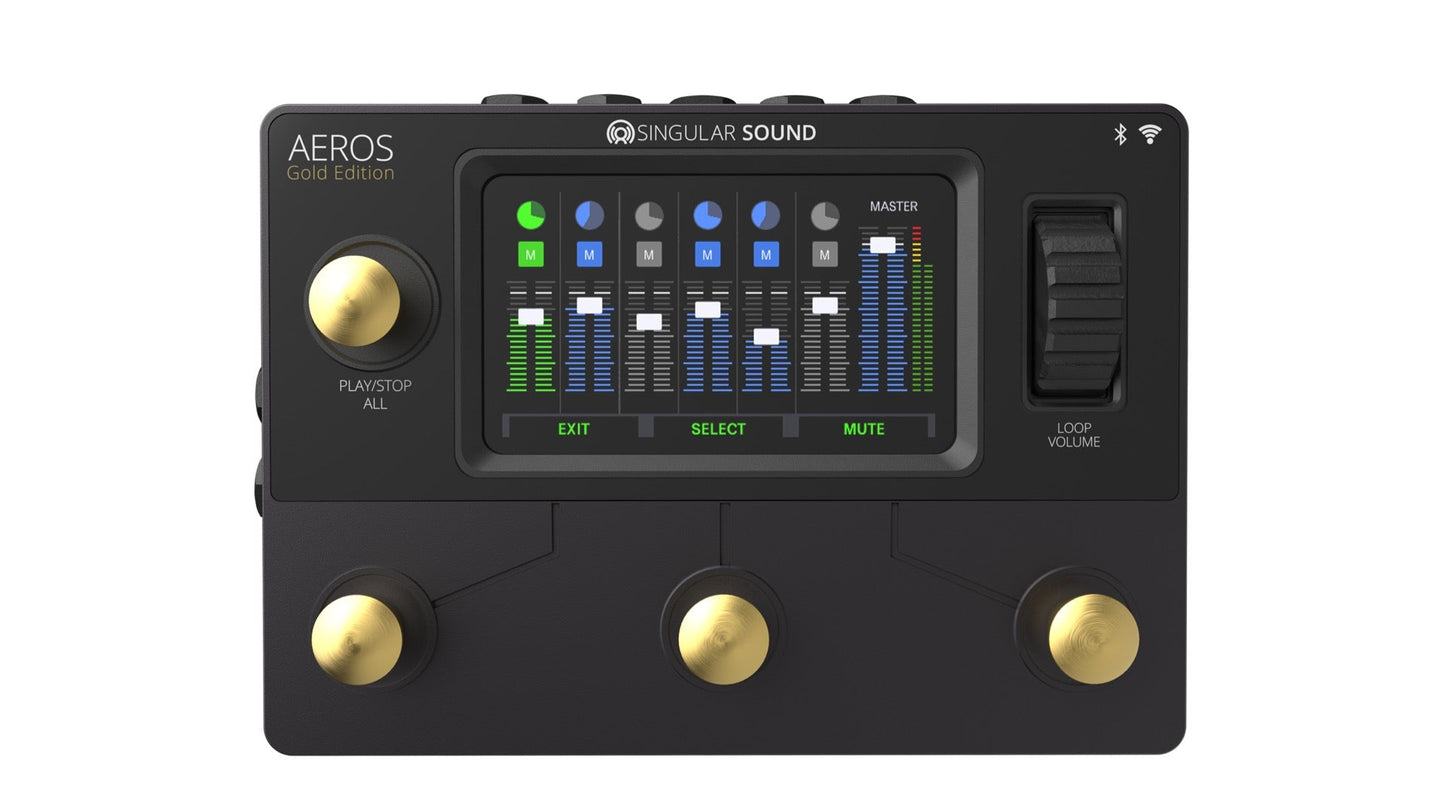 Singular Sound Aeros Gold Edition Looper Pedal
