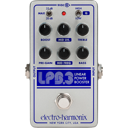 Electro Harmonix LPB-3 Nano Linear Power Boost & EQ Pedal