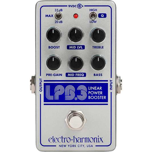 Electro Harmonix LPB-3 Nano Linear Power Boost & EQ Pedal