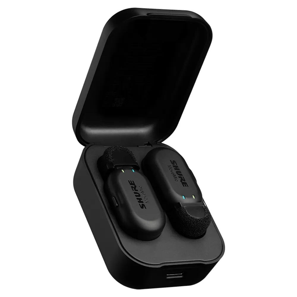 Shure MoveMic Two Dual Transmitter Two Channel Wireless Lavalier Microphones