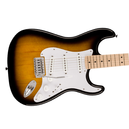 Squier Sonic Stratocaster, Maple Fingerboard Electric Guitar Pack in 2 Color Sunburst