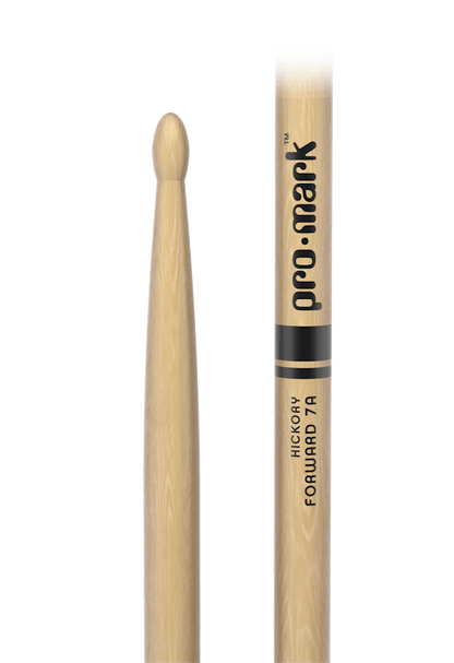 Promark Forward 7A Lacquered Hickory Wood Tip Drumsticks