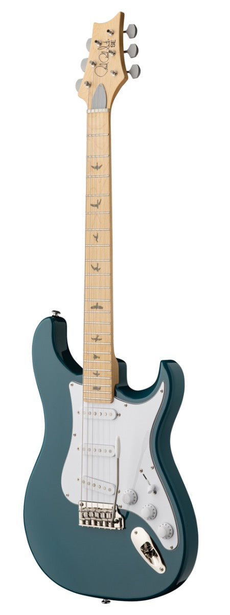 PRS SE Silver Sky Maple in Nylon Blue