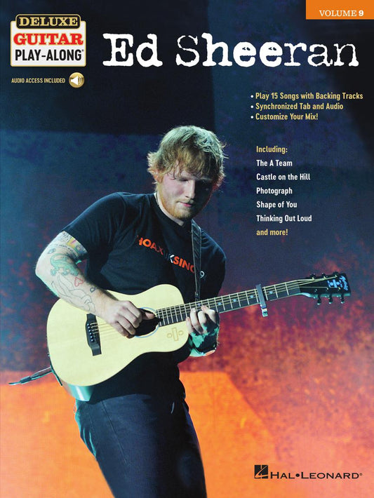 Ed Sheeran Deluxe Guitar Playalong Volume 9 BK/OLA