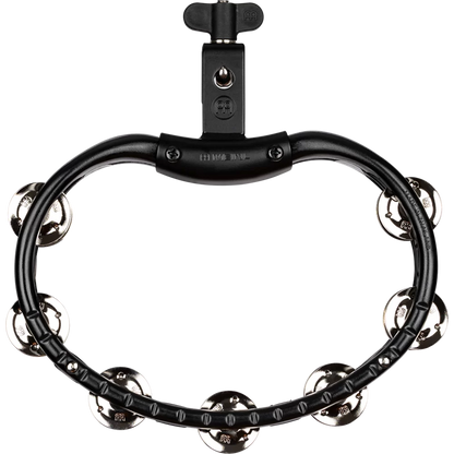 Meinl Percussion TMT2BK Tradotional Mountable ABS Series Mountable Molded ABS Tambourine Nickel Plated Steel Jingles in Black