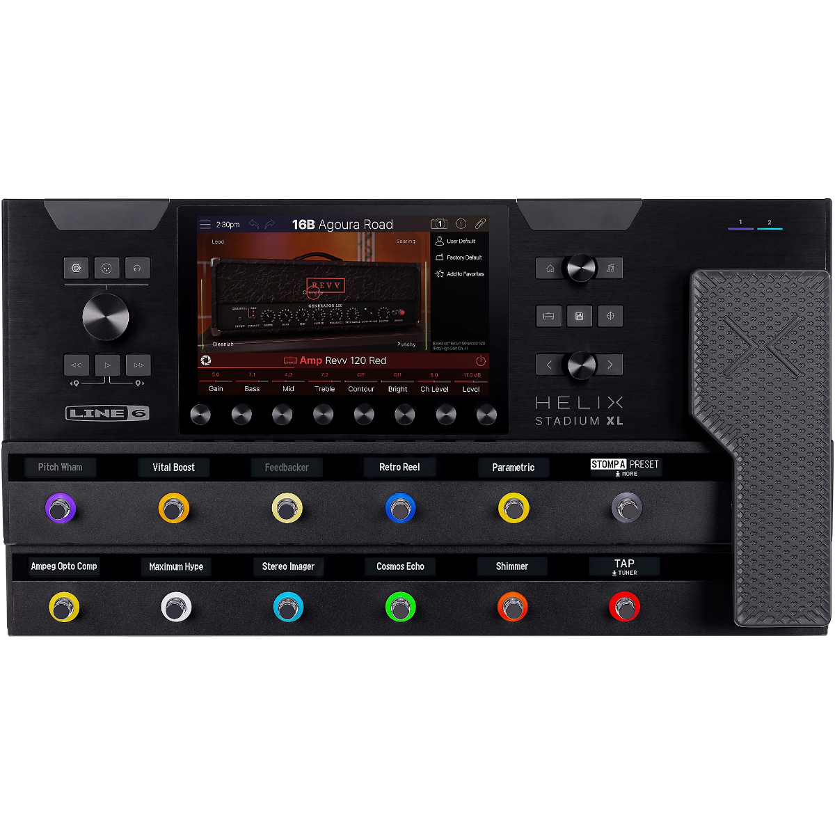 Line 6 Helix Stadium XL Amp Modeler and FX Processor Multi Effect Pedal
