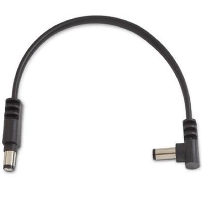 RockBoard 15cm Angled to Straight Power Supply Cable in Black
