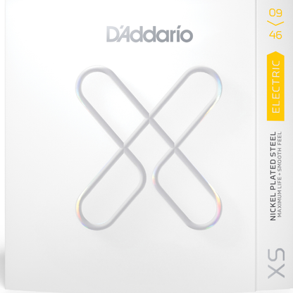 D'Addario XS Super Light Top Regular Bottom Coated Electric Guitar Strings 09-46 Gauge