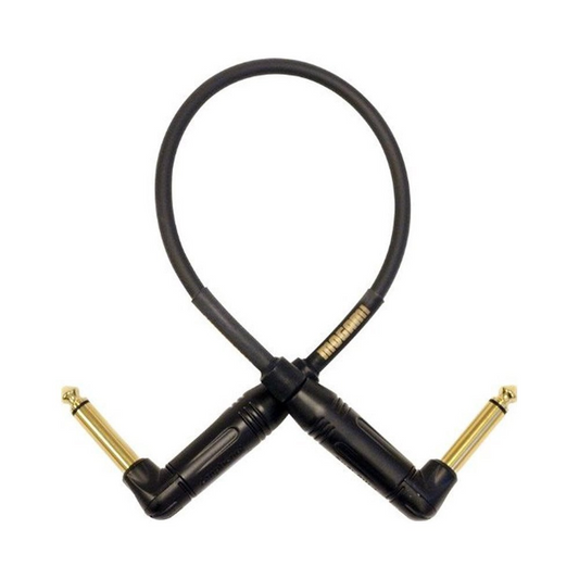 Mogami 2 ft Gold Pedal Accessory Right Angle to Right Angle Patch Cable