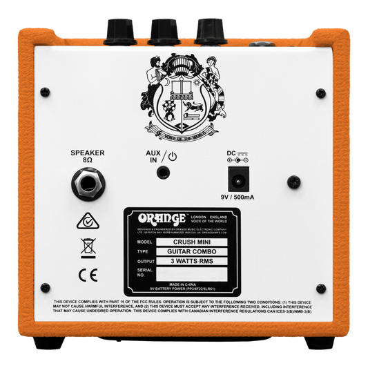 Orange Crush Mini 1 x 4" 3W Micro Amp