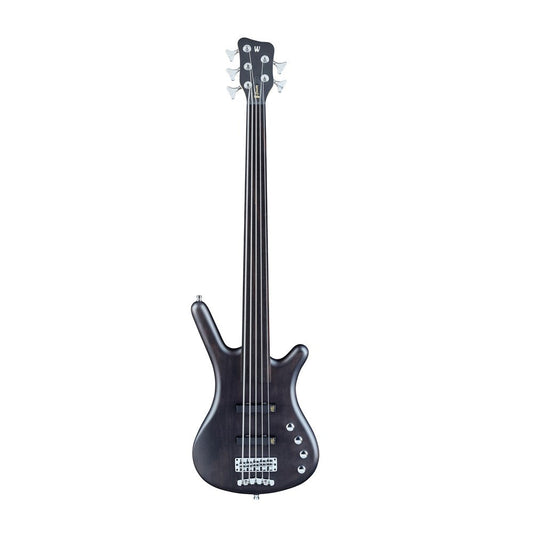 Warwick RockBass Corvette Basic 5-String Fretless in Nirvana Black Transparent Satin