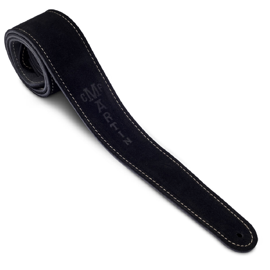 Martin Suede Strap in Black