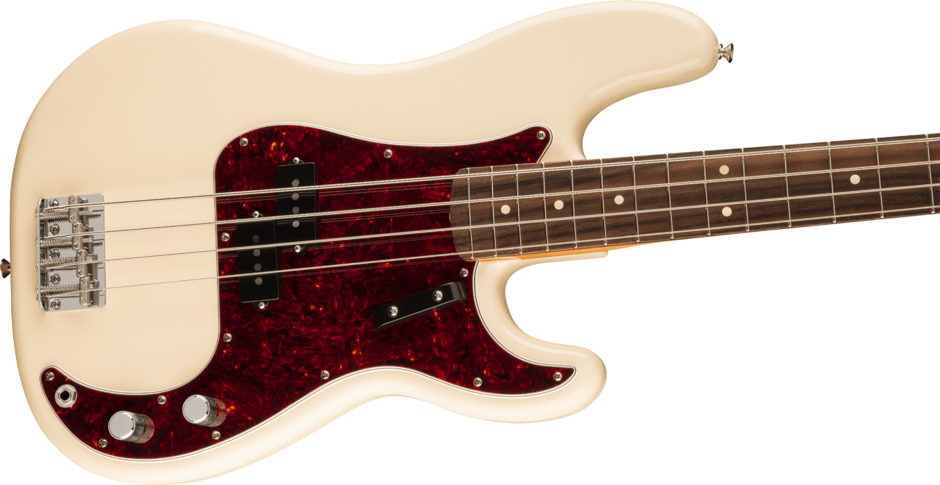 Fender Vintera II '60s Precision Bass, Rosewood Fingerboard in Olympic White | EX-DEMO
