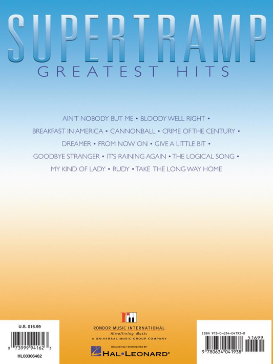Supertramp Greatest Hits PVG