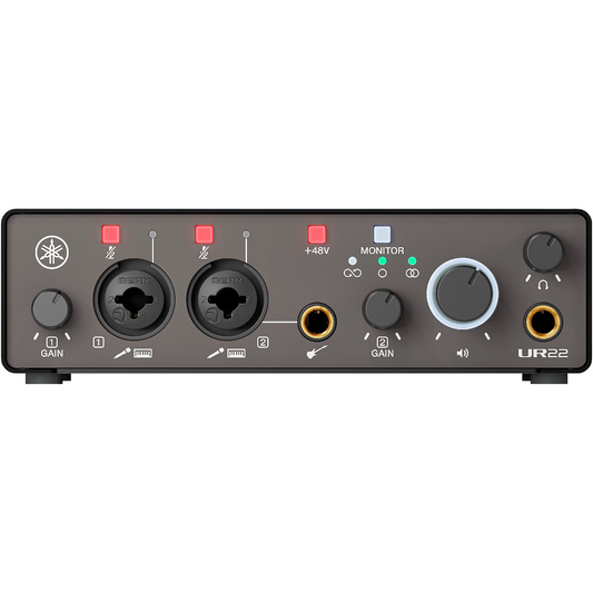 Yamaha UR22MK3 2-in/2-out USB-C Audio Interface in Black