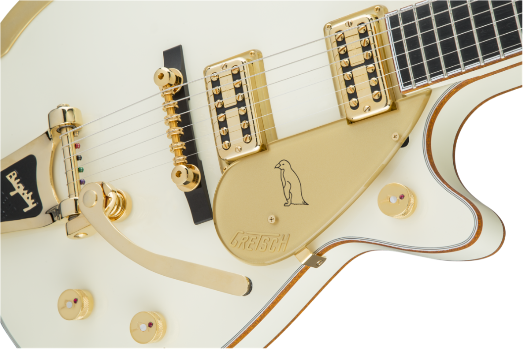 Gretsch G6134T 58 Vintage Select ’58 Penguin with Bigsby in Vintage White