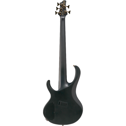 Ibanez BTB605LM 5-String Electric Bass Guitar in Black Flat