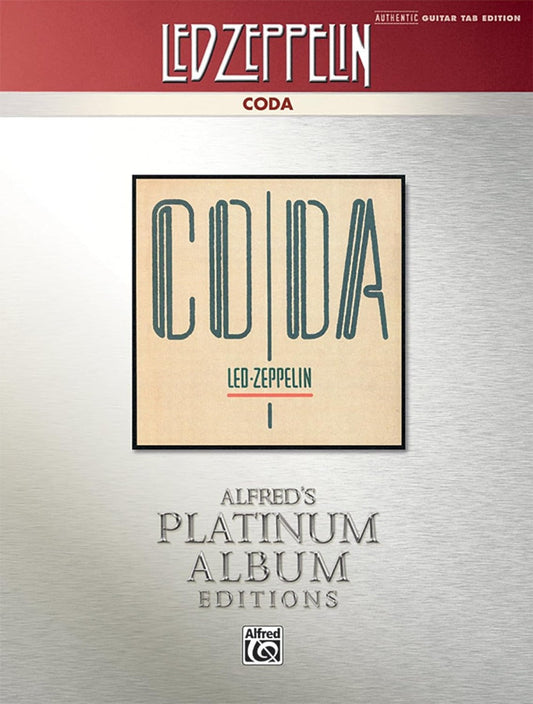Led Zeppelin Coda Guitar Tab Platinum Album Edition