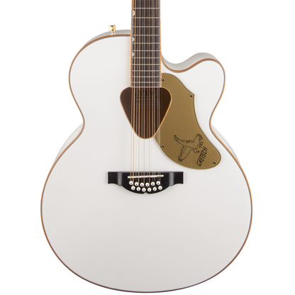 Gretsch G5022CWFE-12 Rancher Falcon Jumbo 12-String Acoustic Electric Guitar in White