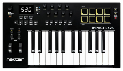 Nektar Impact LX25 mk3 25 Note USB MIDI Controller