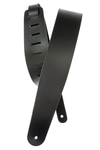 D'Addario Classic Leather Guitar Strap in Black