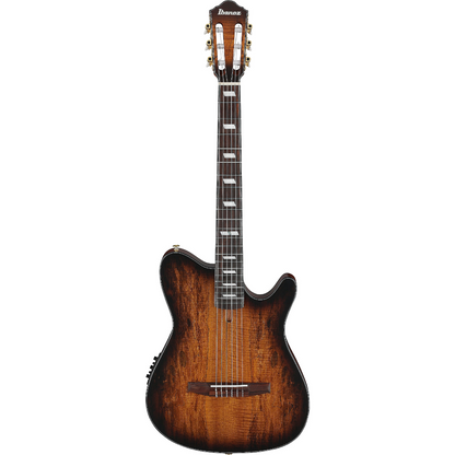 Ibanez FRH20QMN Electric Nylon String in Tobacco Burst Low Gloss
