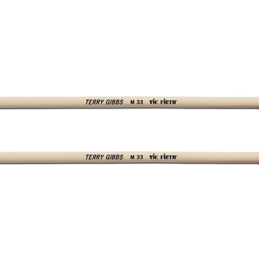 Vic Firth M33 Terry Gibbs Hard Signature Keyboard Mallet in Red Cord