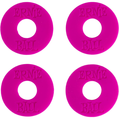 Ernie Ball Strap Blocks 4pk in Purple