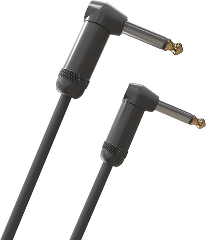 D'Addario Planet Waves 15' American Stage Instrument Dual Right Angle Cable in Black