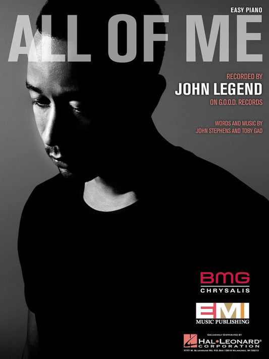 John Legend All of Me S/S EASY PIANO
