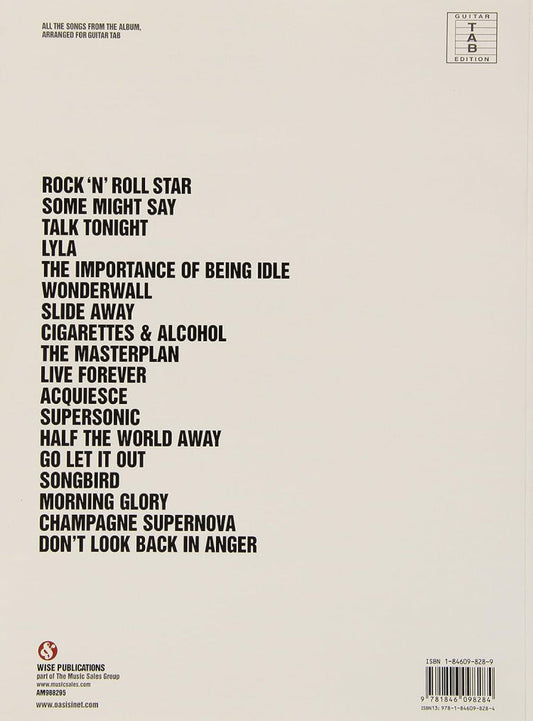 Oasis Stop The Clocks Guitar Tab