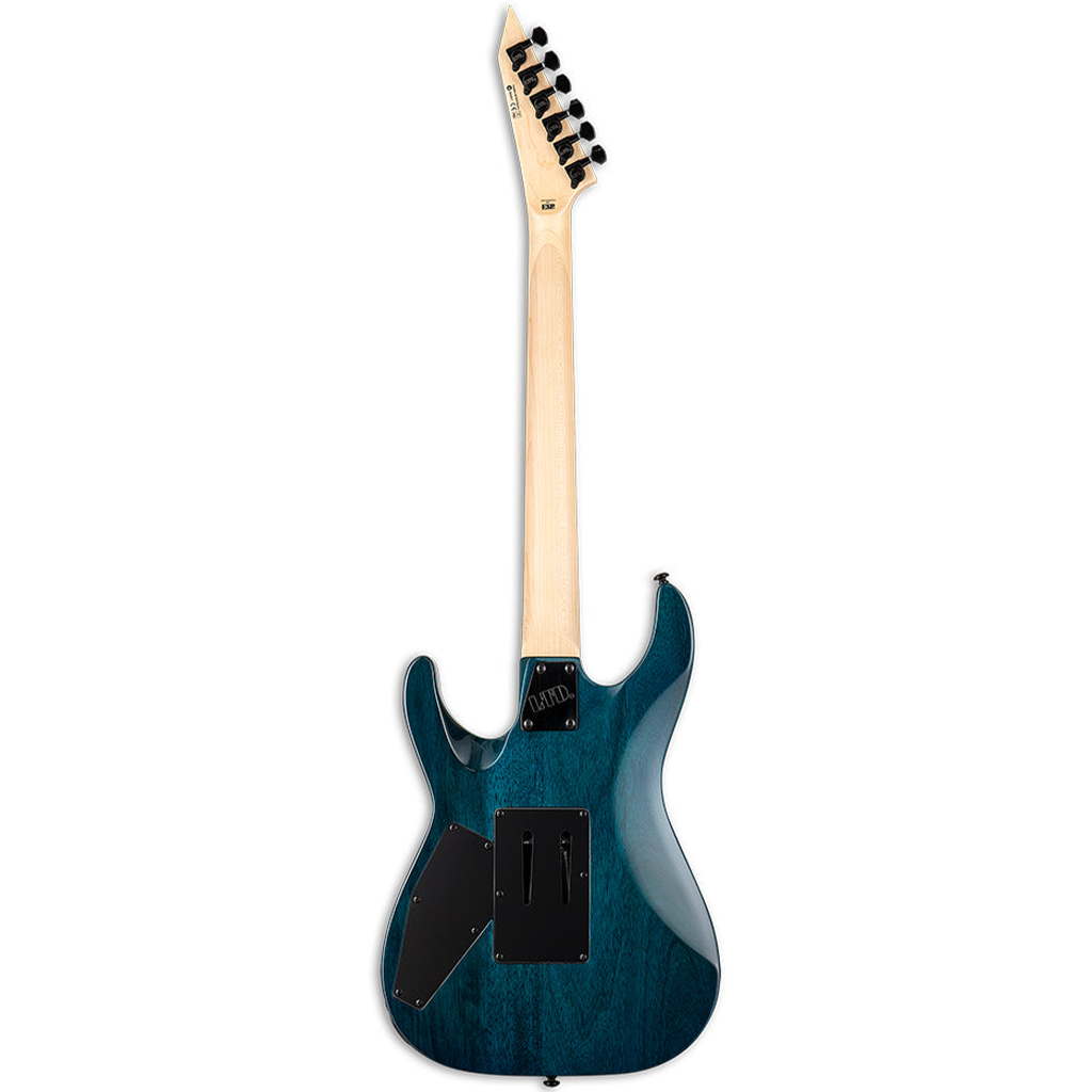 ESP LTD MH203 Electric Guitar in See Thru Blue