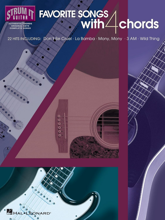 Favorite Songs with 4 Chords Strum It Guitar Tab