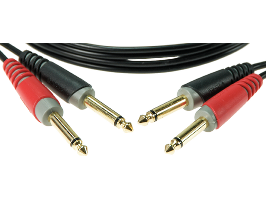 Klotz 2m Audio Patch Stereo Twin Cable