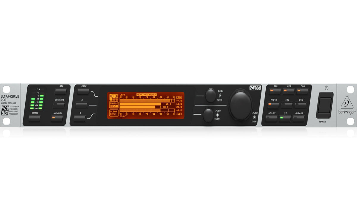 Behringer Ultracurve Pro DEQ2496 Equalizer 24Bit/96 kHz