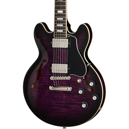 Gibson ES-339 Figured Electric Guitar in Dark Purple Burst