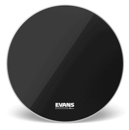 Evans EQ3 Resonant No Port 16" Black Tom Hoop Bass Drum Head