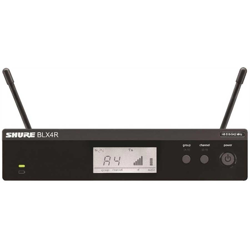 Shure Wireless 1/2R Headworn System BLX1 Tx; SM35 Mic; BLX4R Rx Auto Setup 662-686MHz