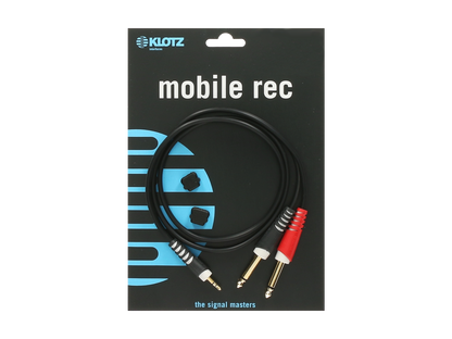 Klotz AY50100 1m Y cable 3.5mm TRS 2x1/4"