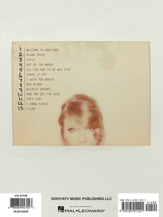 Taylor Swift 1989 Big Note Piano
